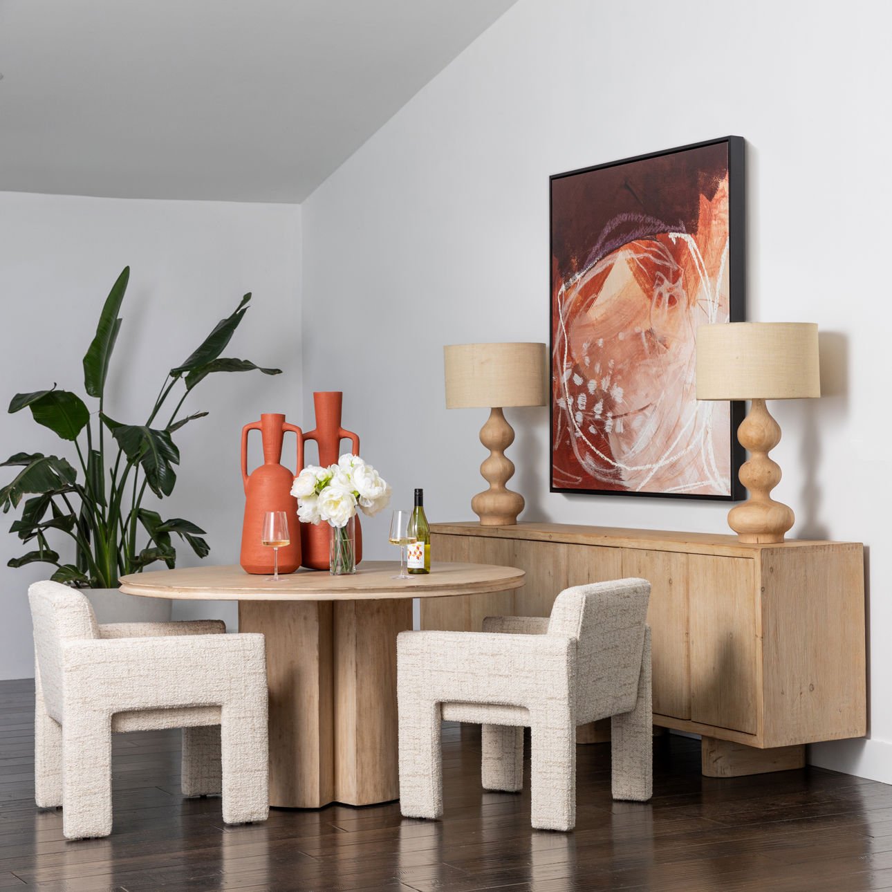 Thalia Light Natural Sideboard