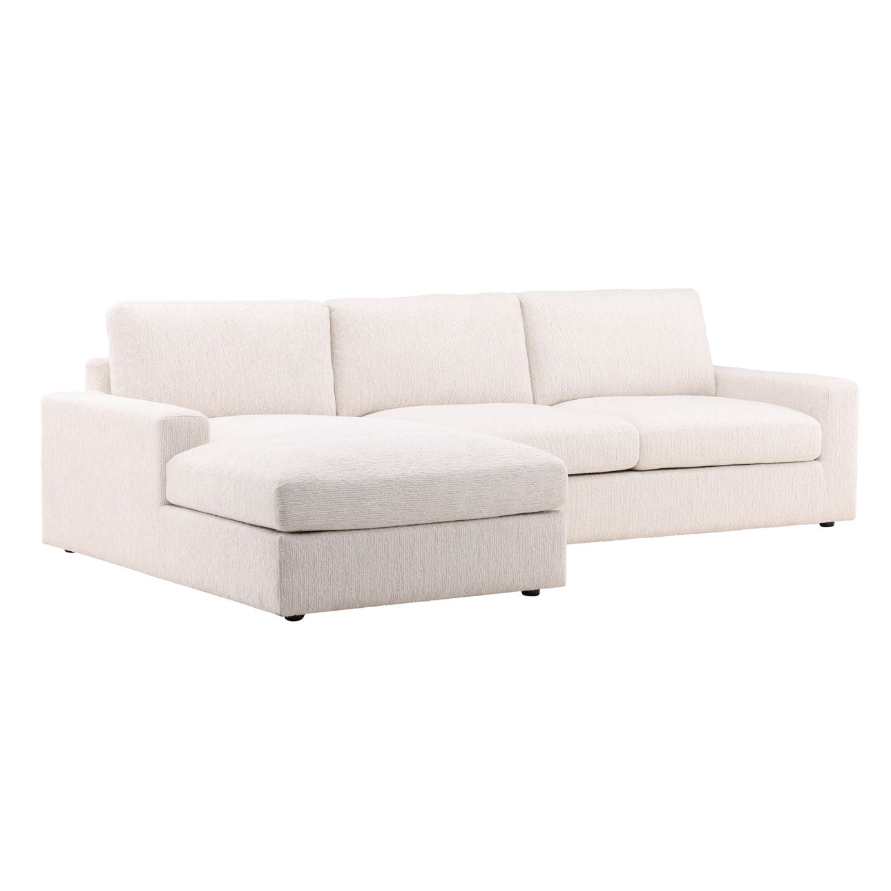 Bryce Cream Chaise Sectional Sofa
