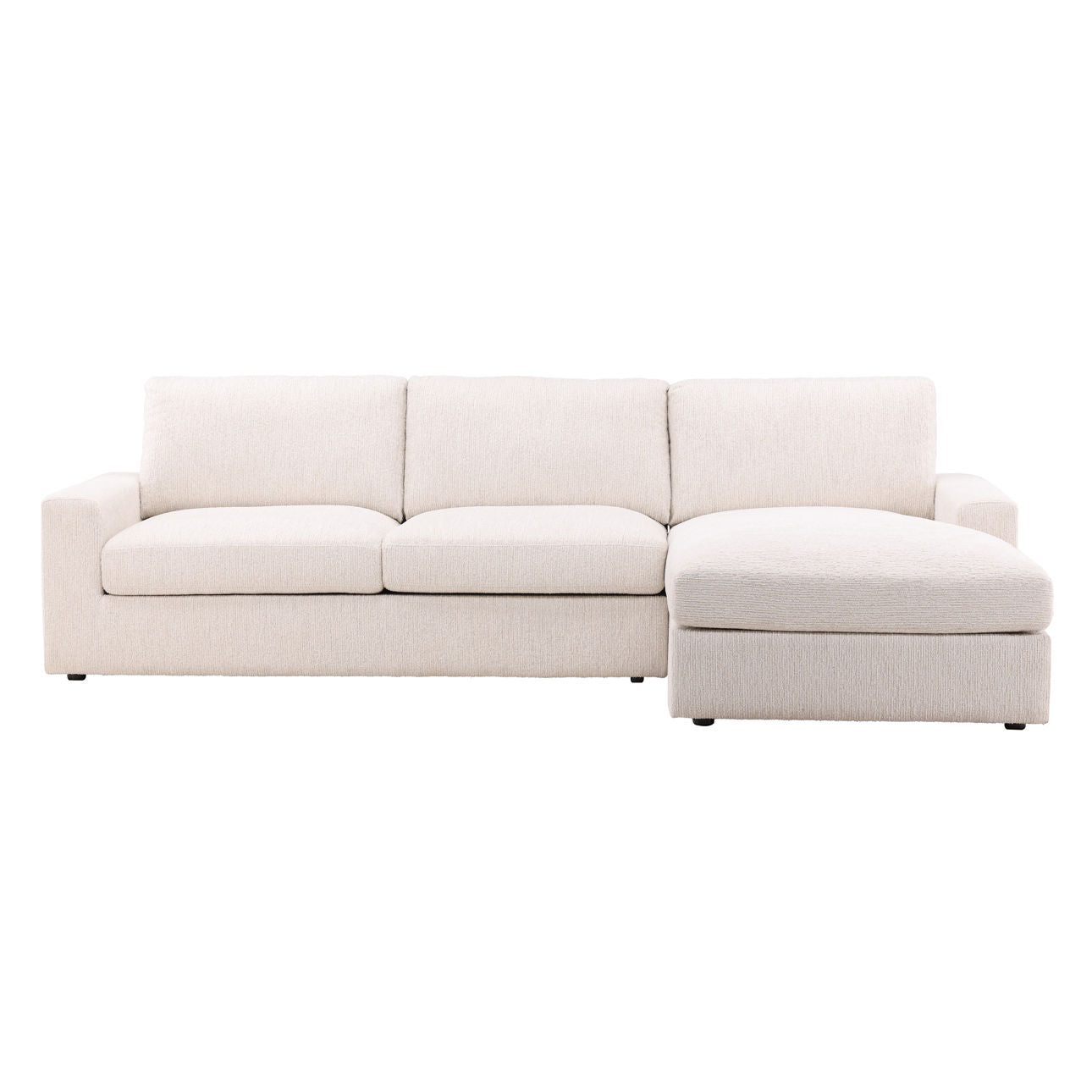 Bryce Cream Chaise Sectional Sofa