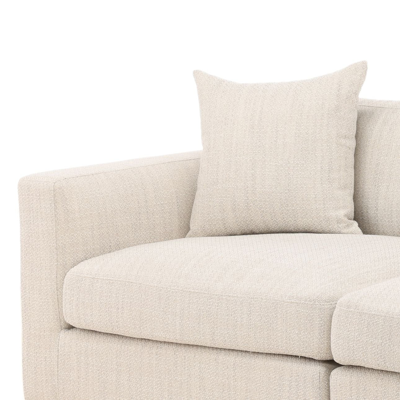 Erica Taupe Chaise Sectional Sofa