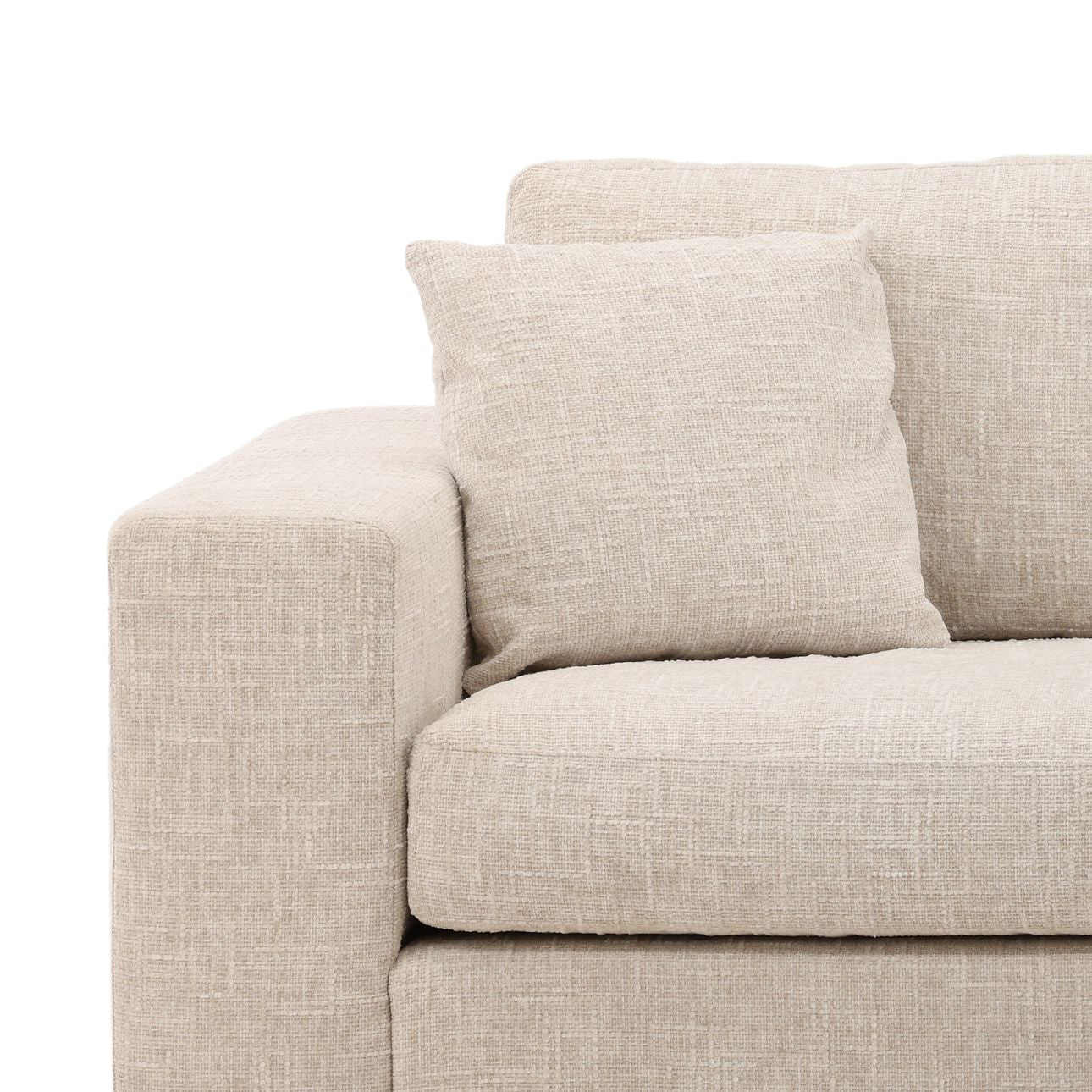 Darina Cream Right Chaise Sectional Sofa