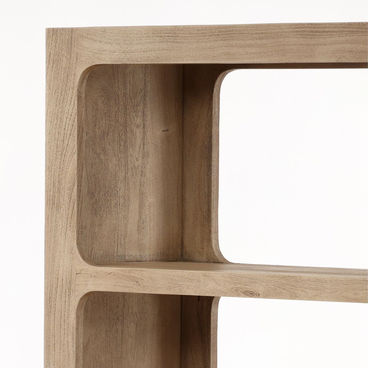 Leandra Weathered Natural Bookcase