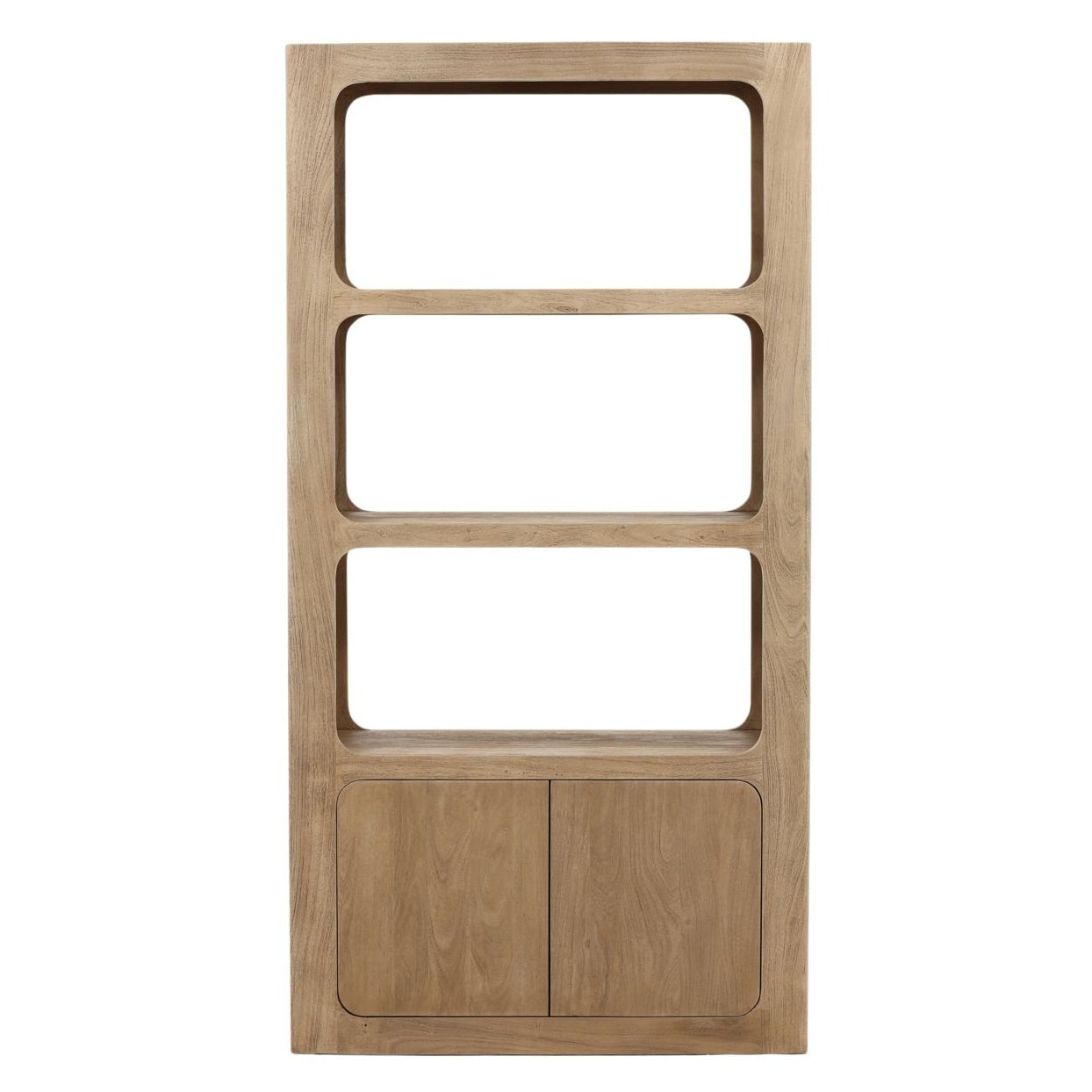 Leandra Weathered Natural Bookcase