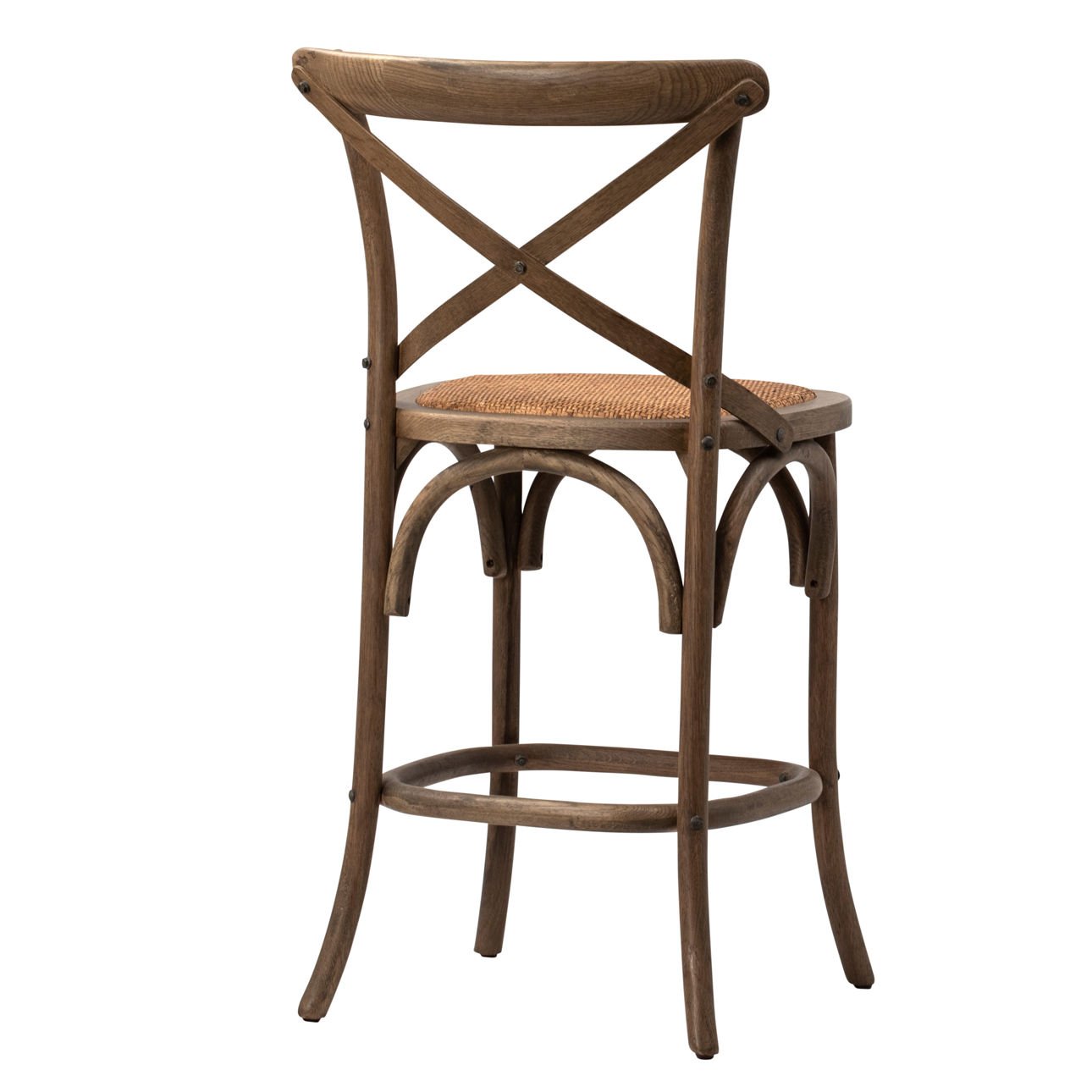 Gaston Natural Counter Stool Set of 2