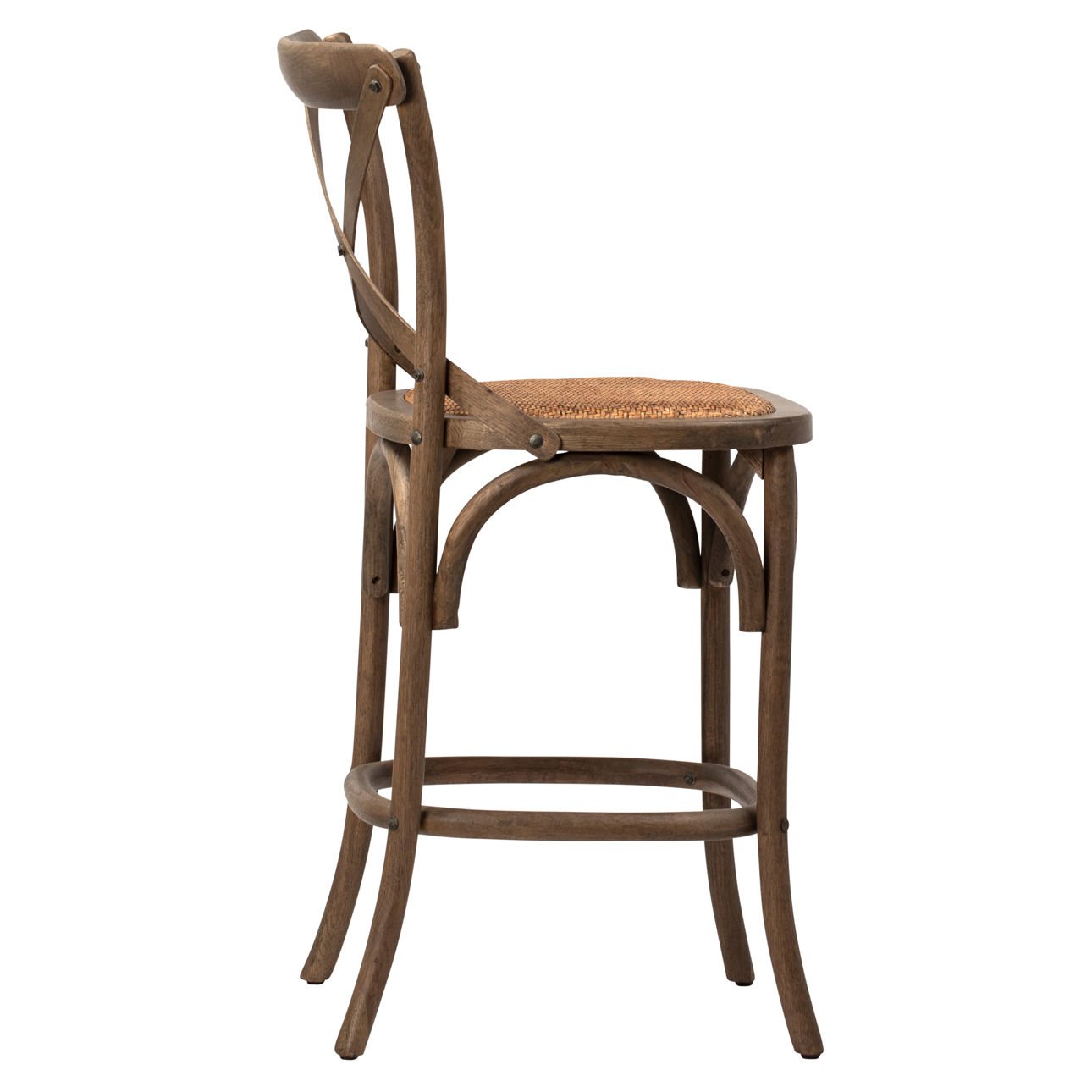 Gaston Natural Counter Stool Set of 2