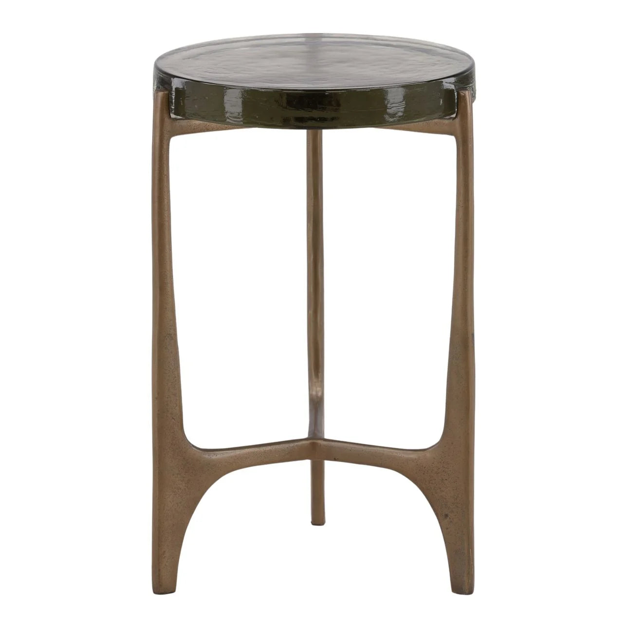 Corentin Antique Brass Side Table