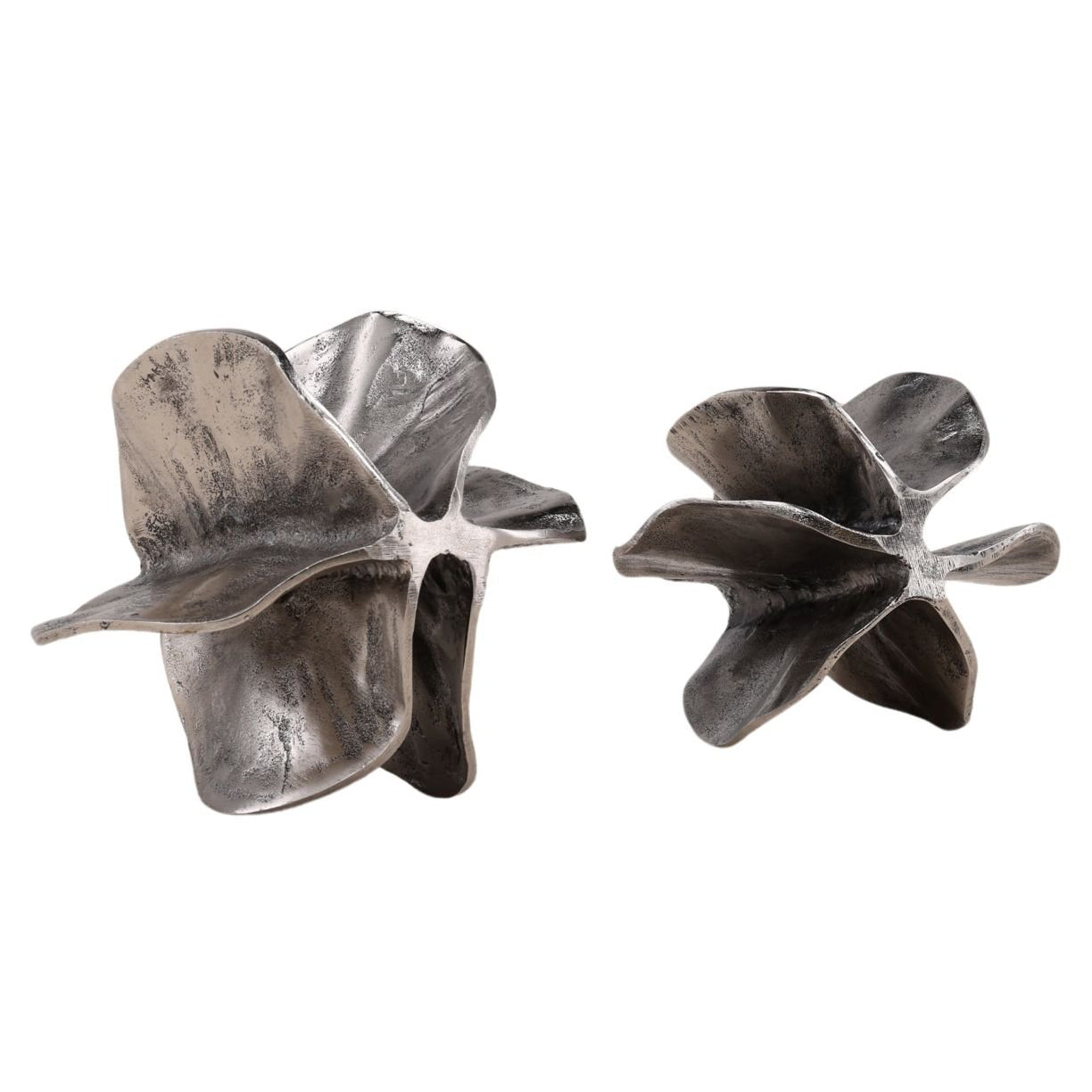 Melisandre Antique Nickel Sculpture Set of 2