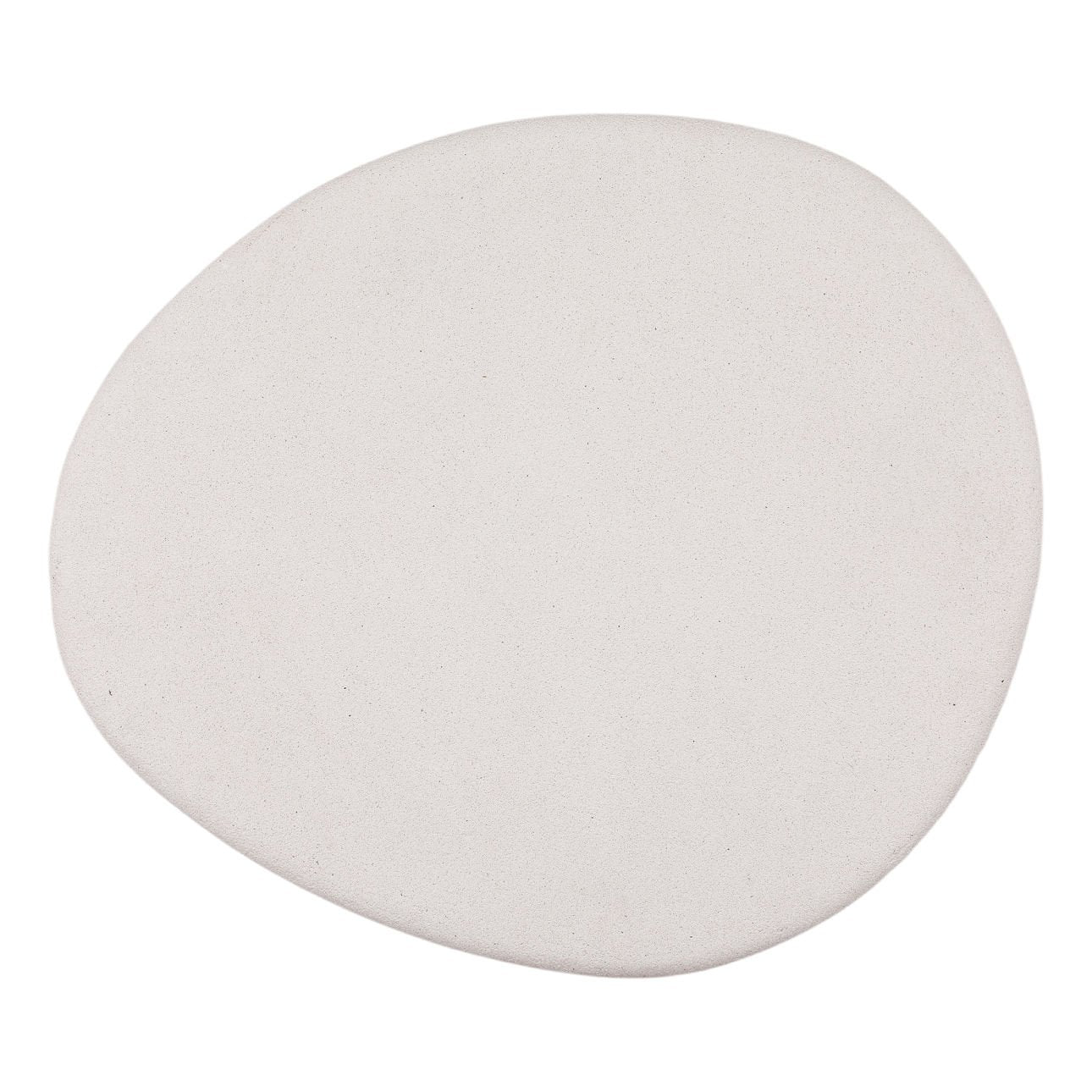 White lightweight concrete texture on the Raul coffee table