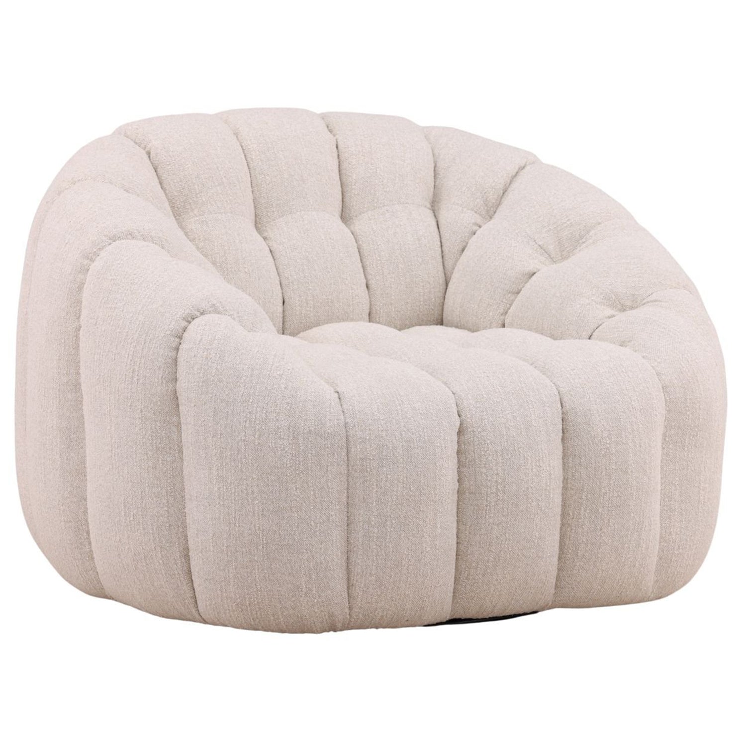 Rume Cream Swivel Chair