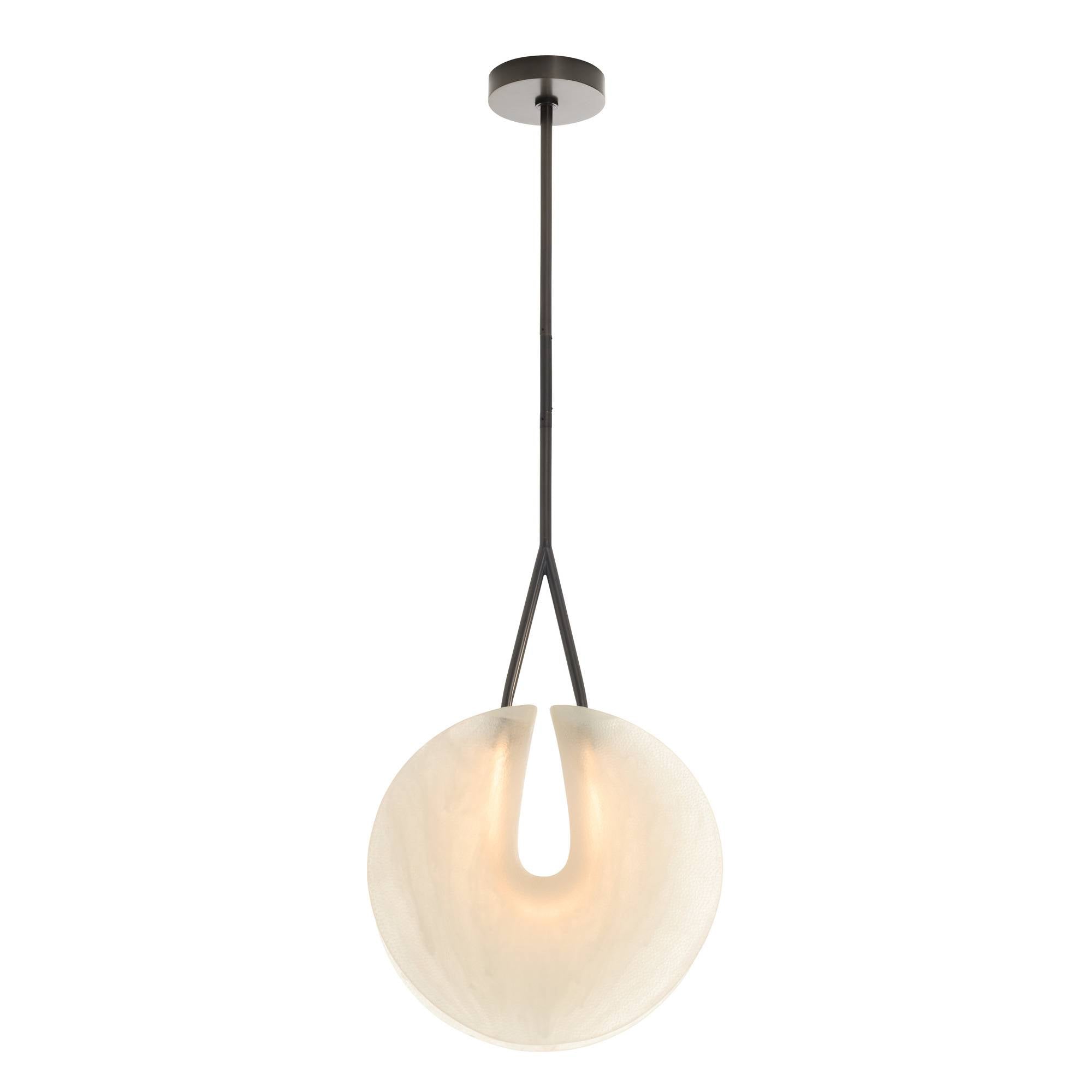 Arteriors Tyche Matte Swirl Pendant