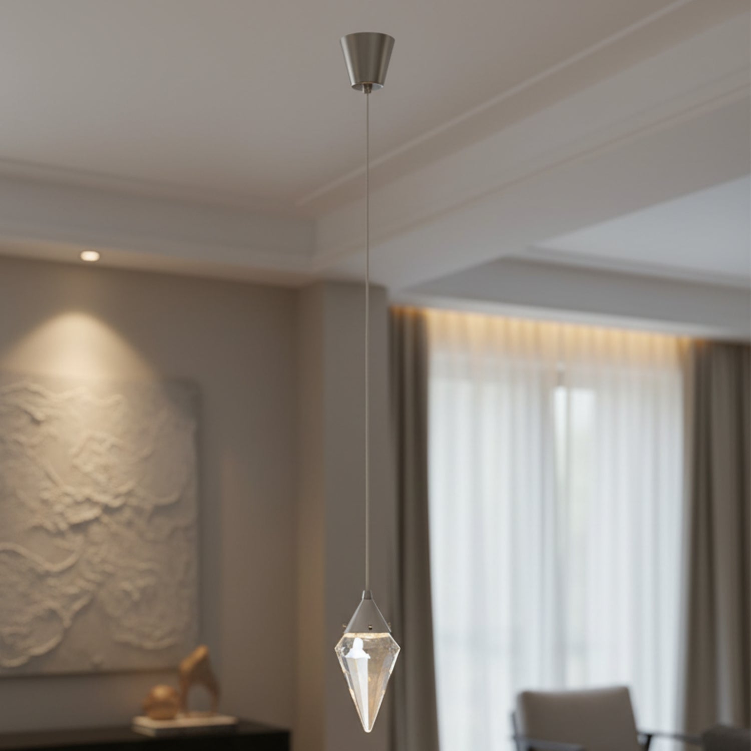 Arteriors Berkley Silver Pendant