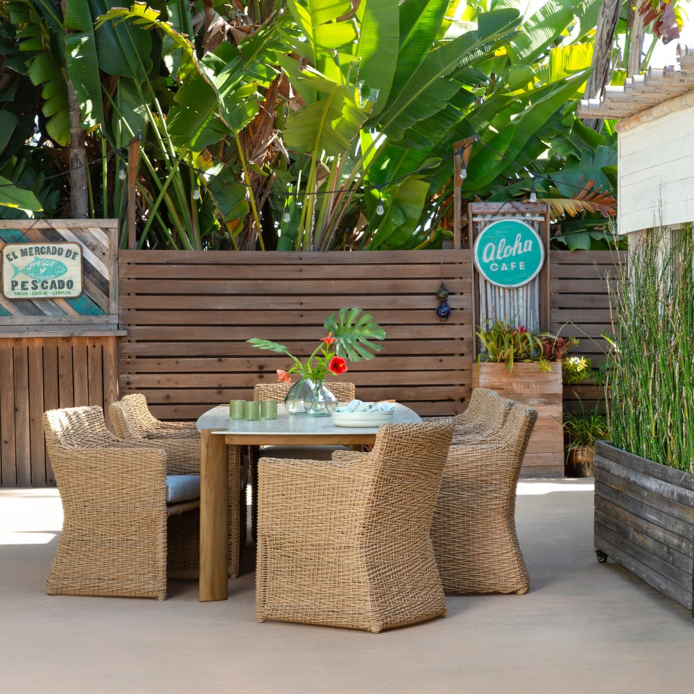 Margaritaville Somerset Outdoor Dining Chair in Poros Dune