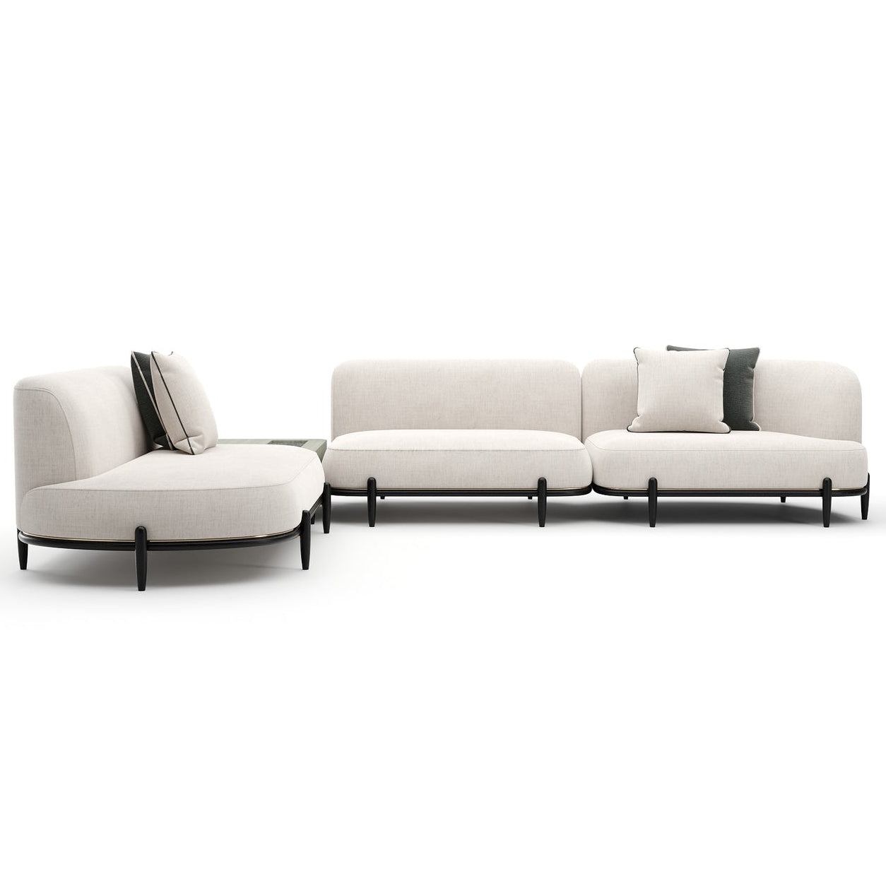 Caracole Madera Corner LAF L Sectional Sofa