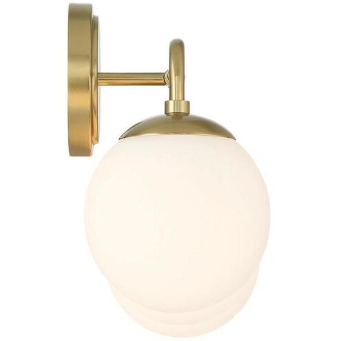 Crystorama Maverick 3 Light Vibrant Gold Bathroom Vanity Light