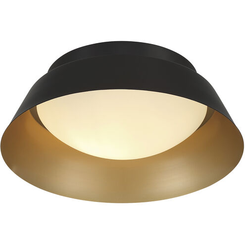 Crystorama Donoven 2 Light Gold Flush Mount