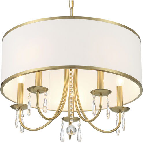 Crystorama Adalynn 5 Light Vibrant Gold Chandelier