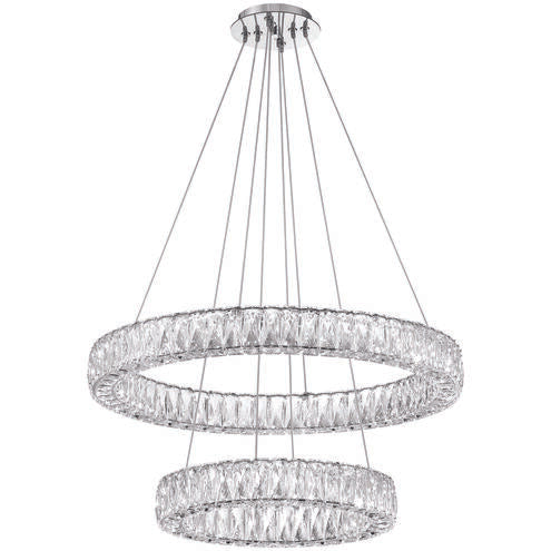 Crystorama Kinsley LED Polished Chrome Small Chandelier