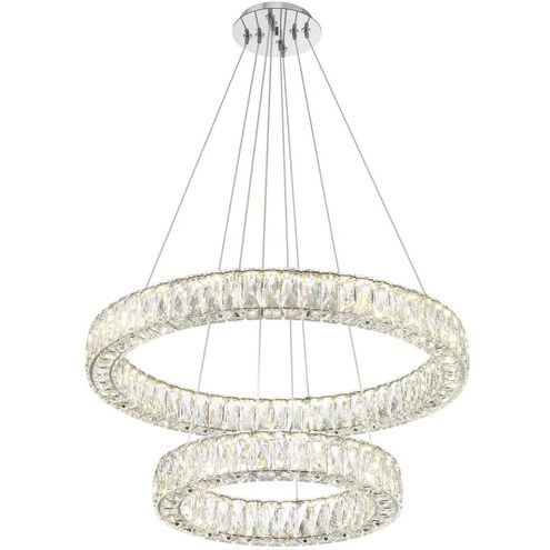 Crystorama Kinsley LED Polished Chrome Small Chandelier