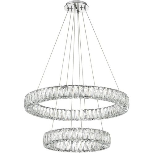 Crystorama Kinsley LED Polished Chrome Small Chandelier