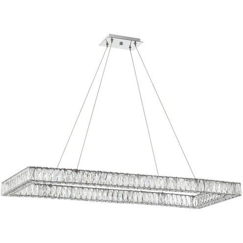Crystorama Kinsley Linear LED Polished Chrome Chandelier