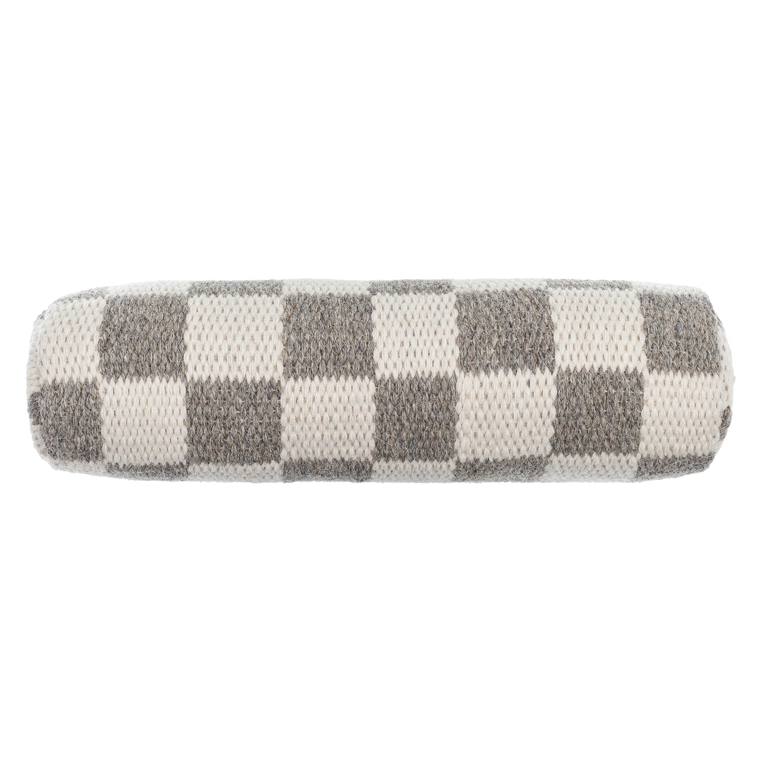 Preethi Checker Lumbar Throw Pillow