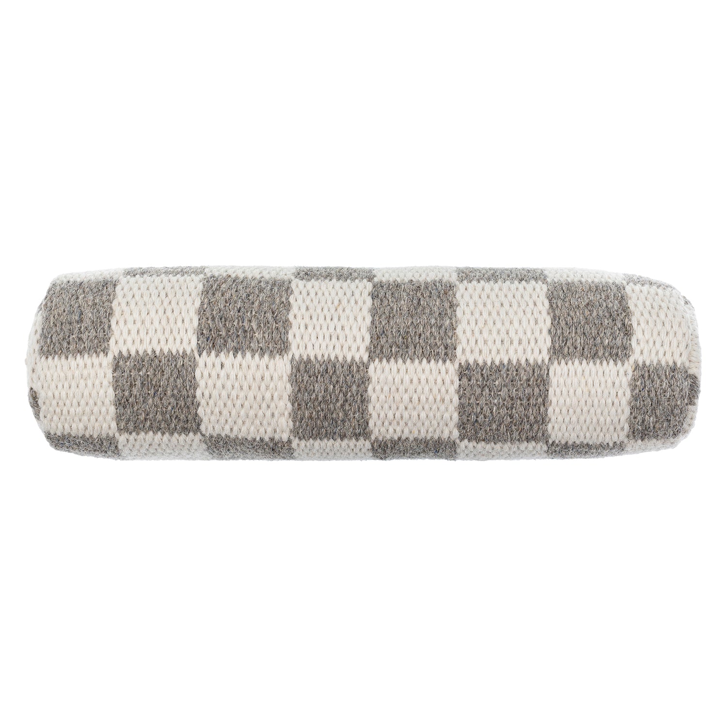Preethi Checker Lumbar Throw Pillow