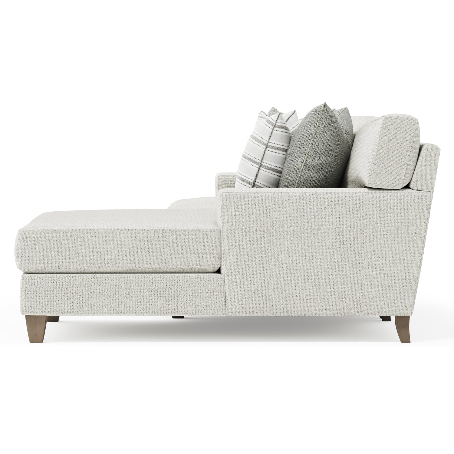 Bernhardt Living Mila 2-Piece Right Facing Fabric Sectional Sofa