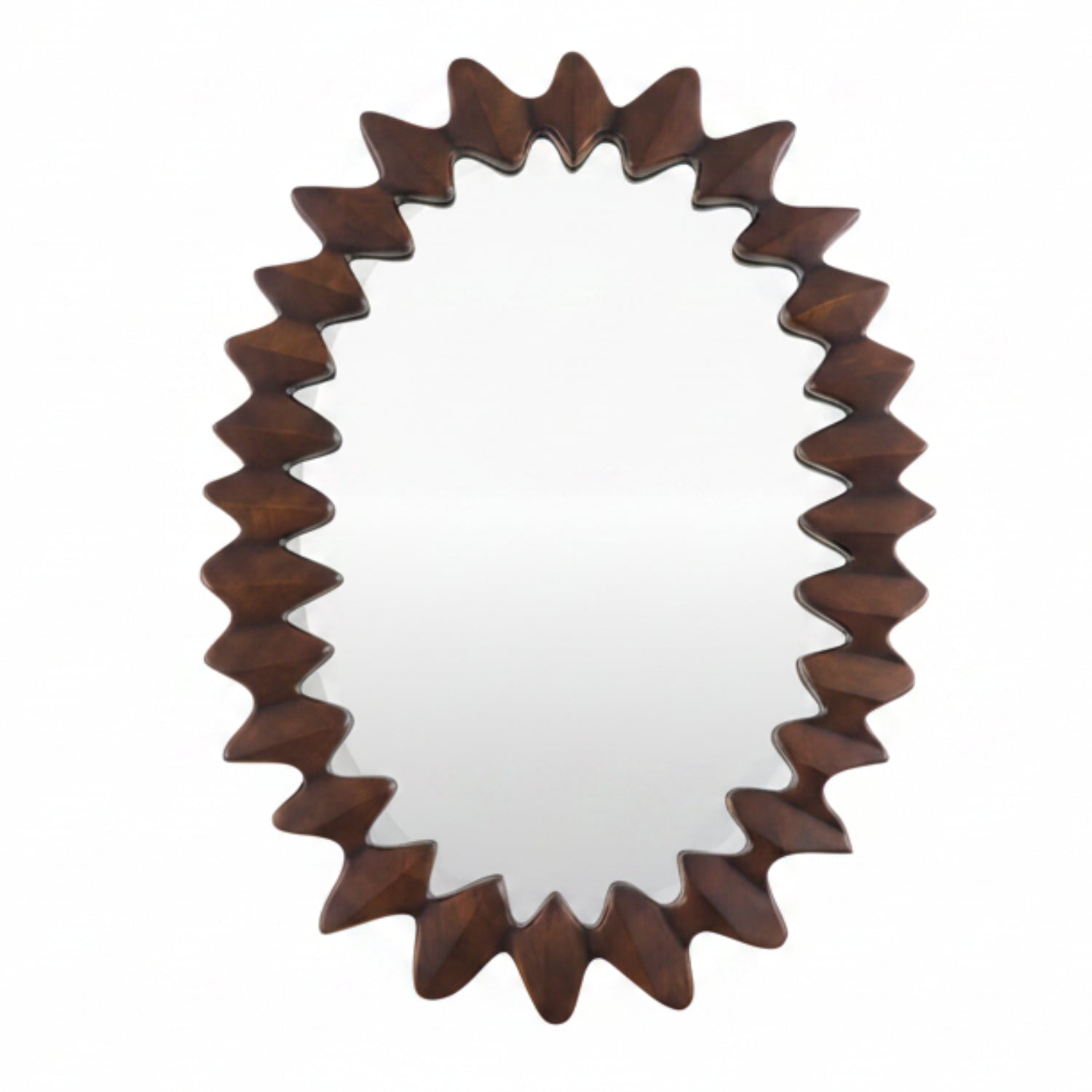 Elly Brown Mango Wood Accent Mirror