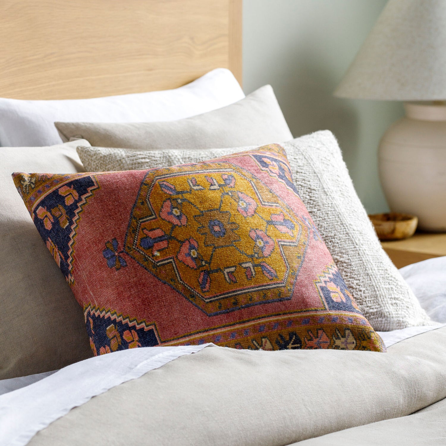 Emily Jean Plum Throw Pillow