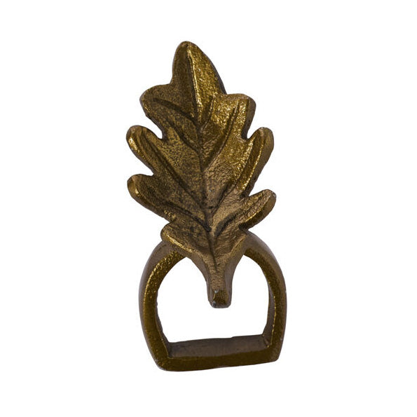 English Oak Leaf Napkin Ring Set of 6