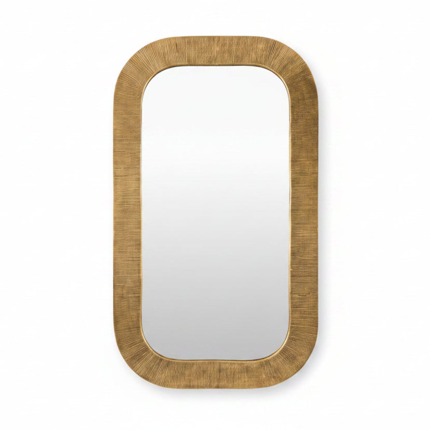 Enya Gold Aluminum Accent Mirror