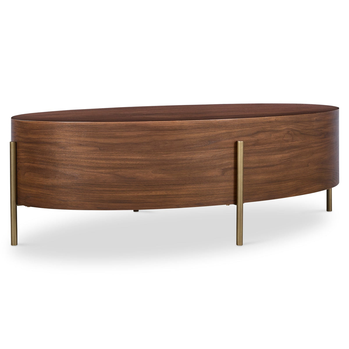 Bernhardt Living Morrison Cocktail Table in Brown, detail view