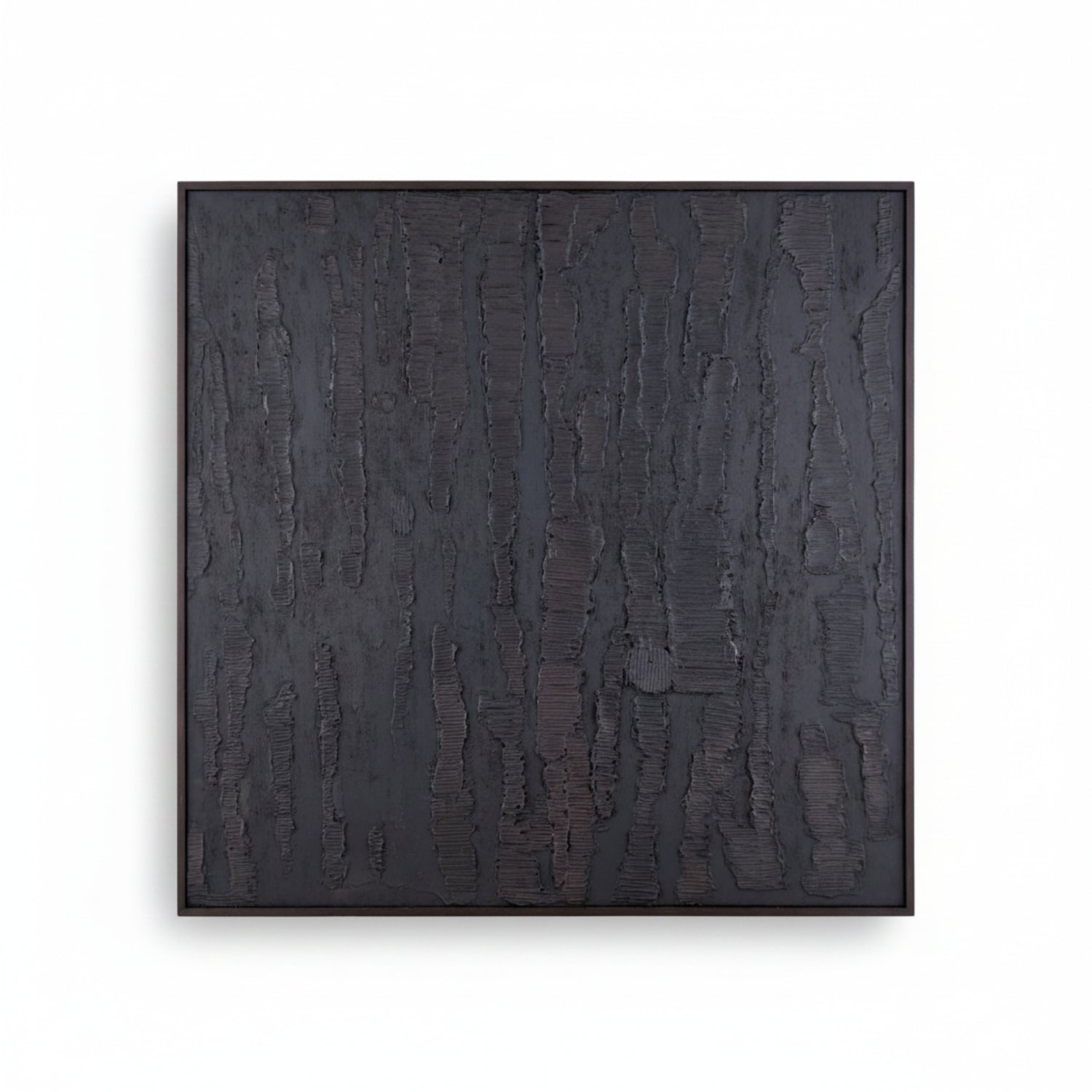 Erosion Brown Framed Art