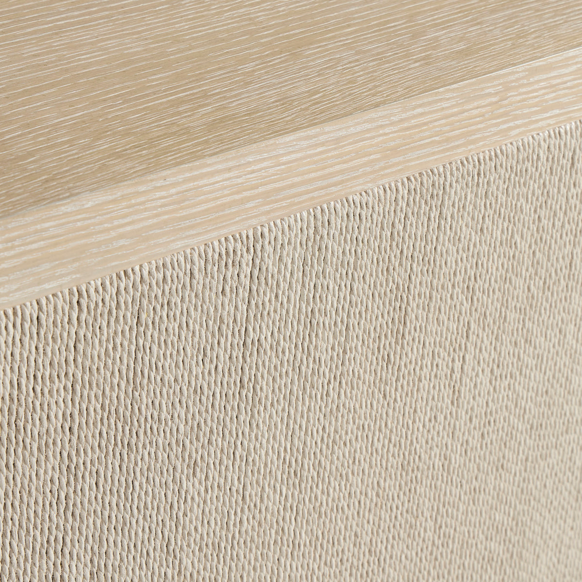 Bernhardt Asana 3 Door Buffet in Tan, close-up detail