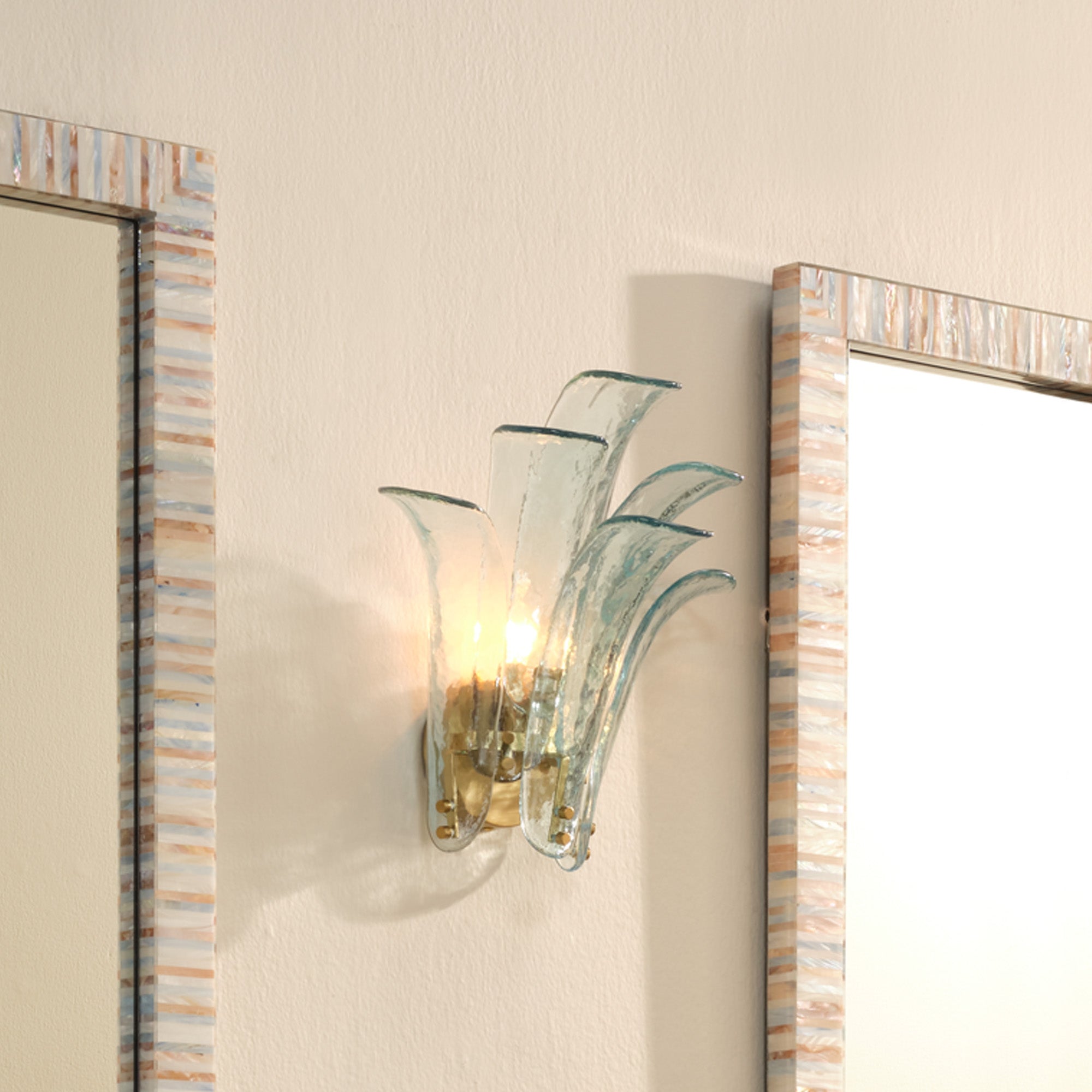 Jamie Young Cala Blue 1-Light Wall Sconce