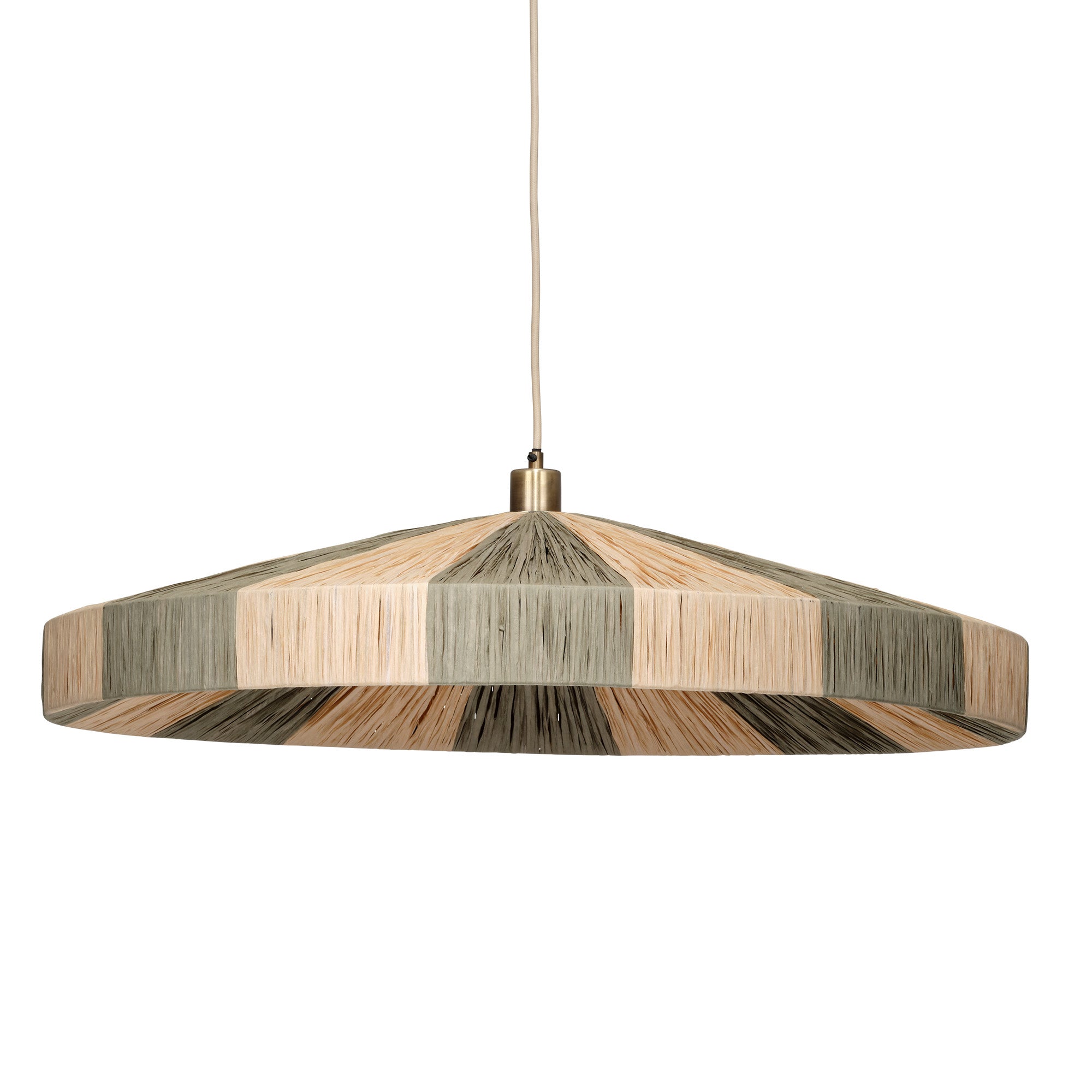 Jamie Young Parasol Green 1-Light Large Pendant