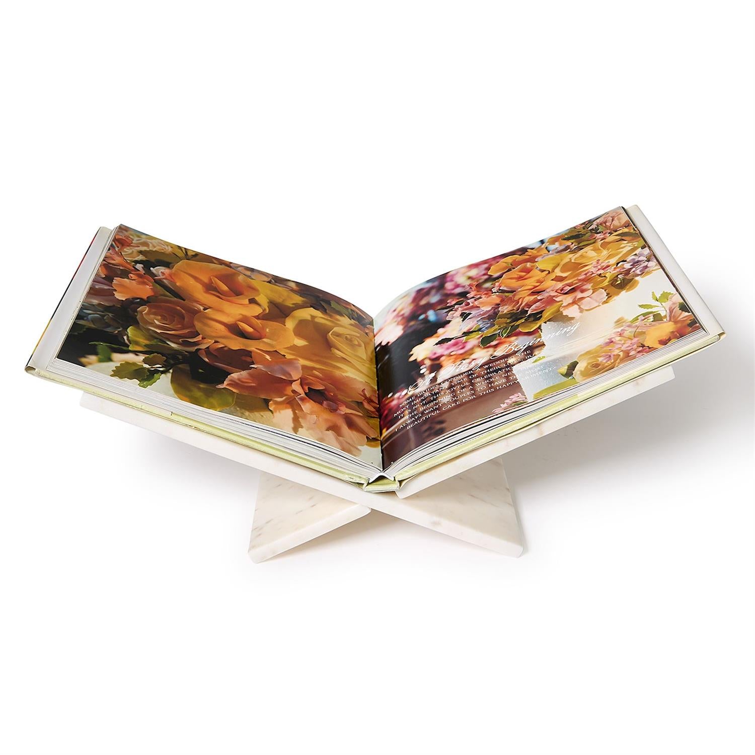 Marble Hand-Crafted Book Stand