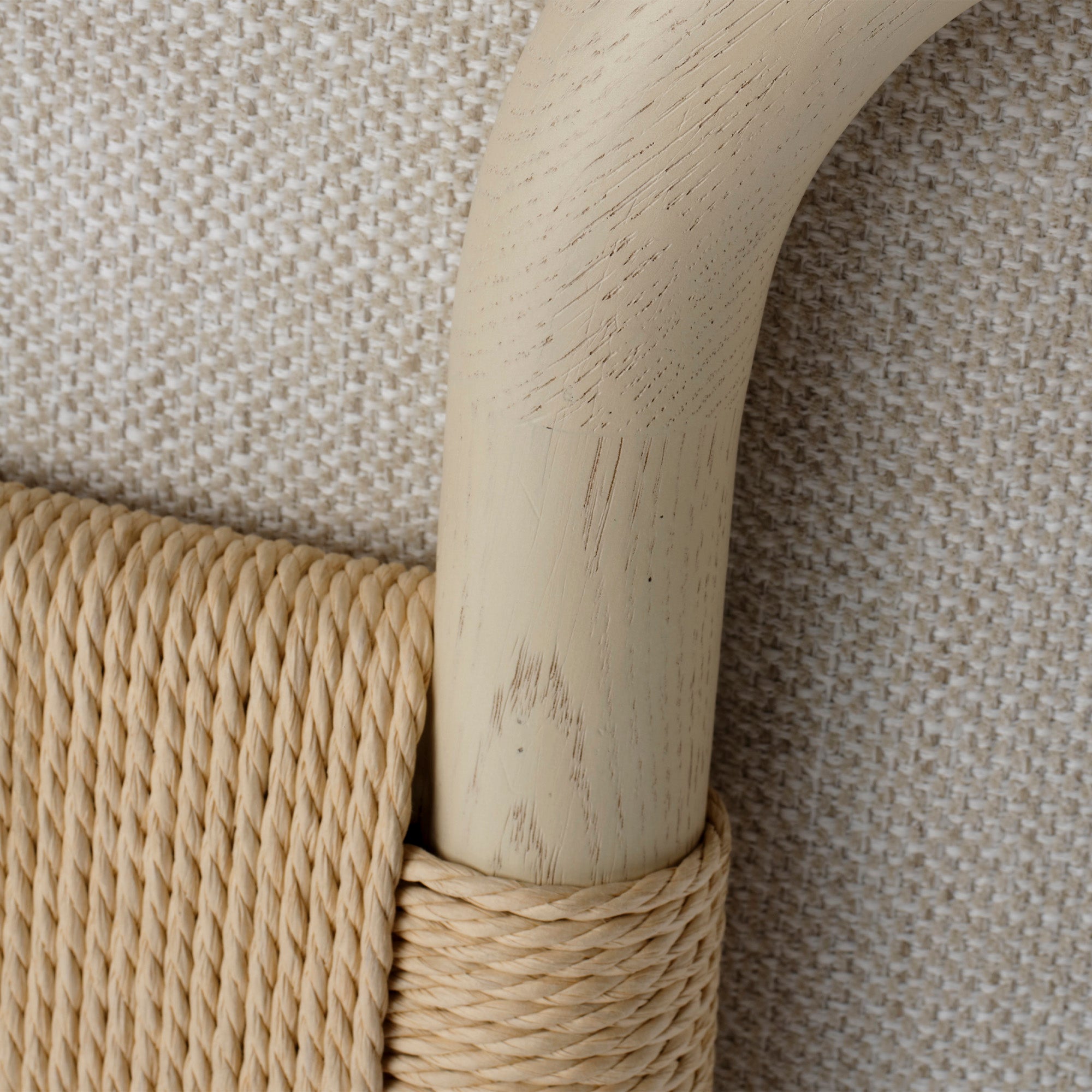 Jamie Young Tether Pale Oak Lounge Chair