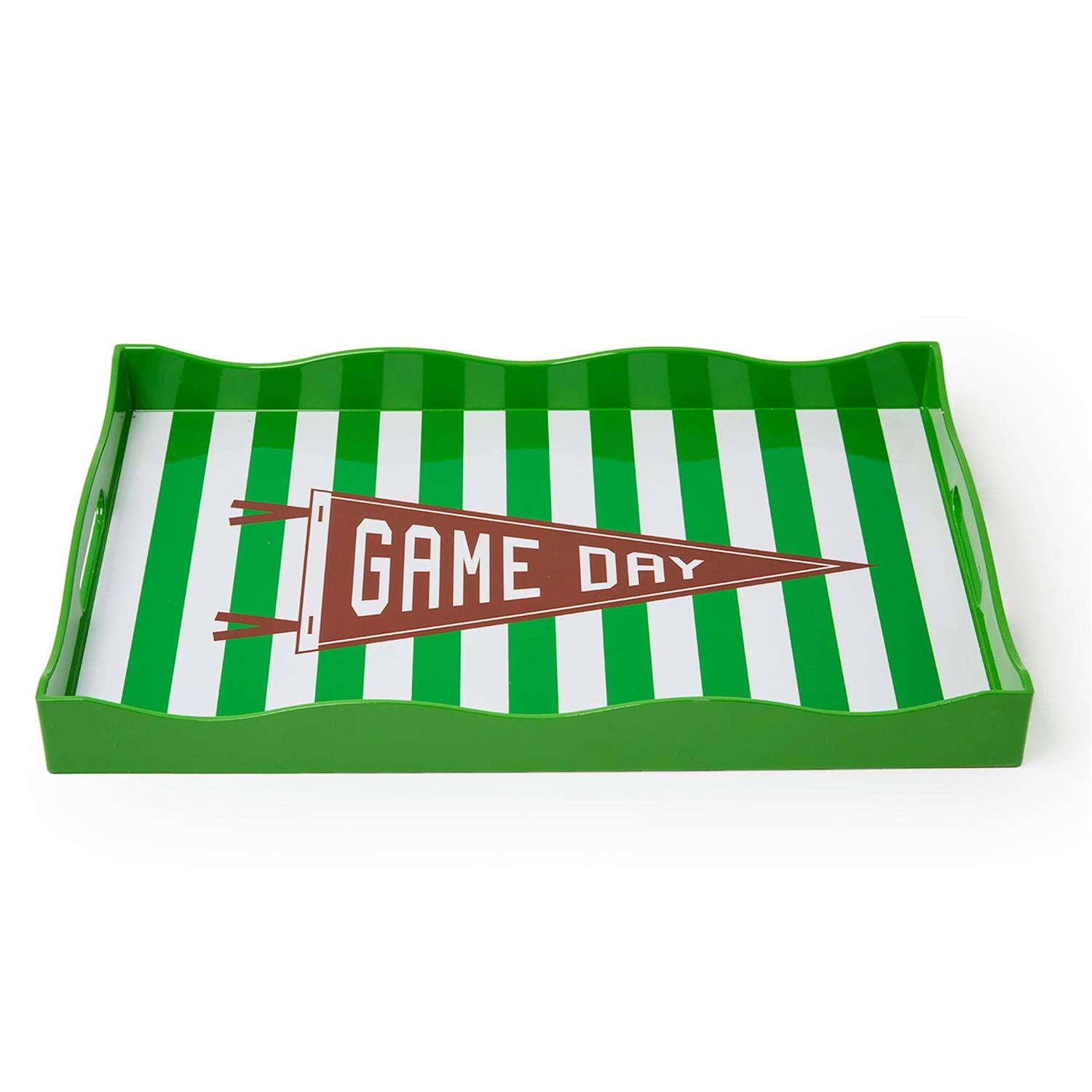 Game Day Handled Serving Tray Set of 2