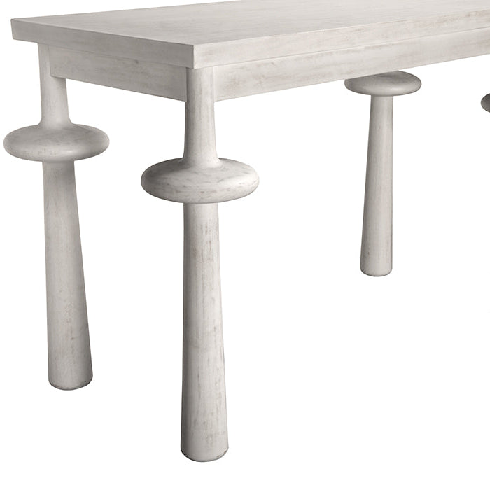 Noir Destemonia Console Table, whimsical gallery-inspired look
