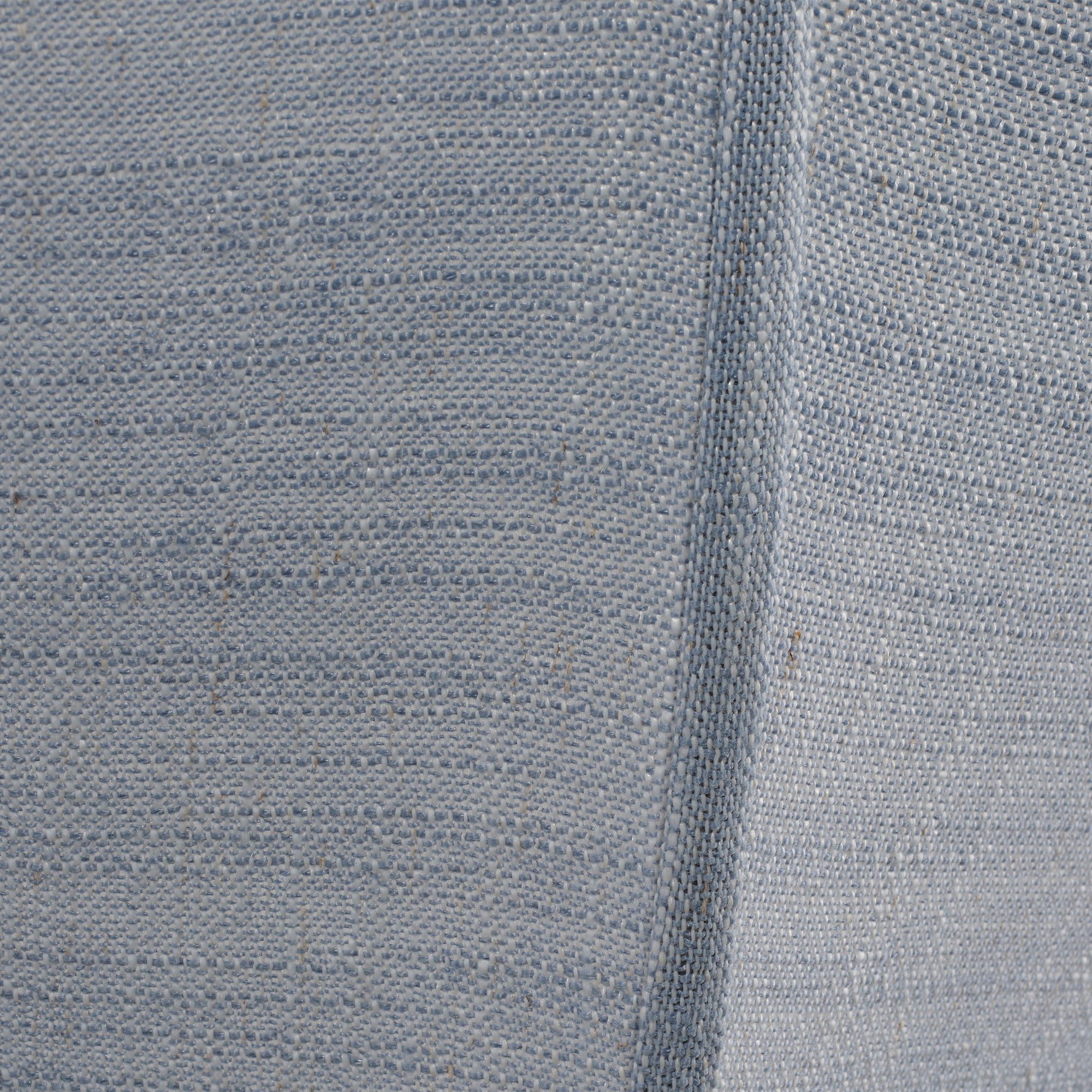 Jamie Young Aire Pale Blue Linen 4-Light Large Chandelier
