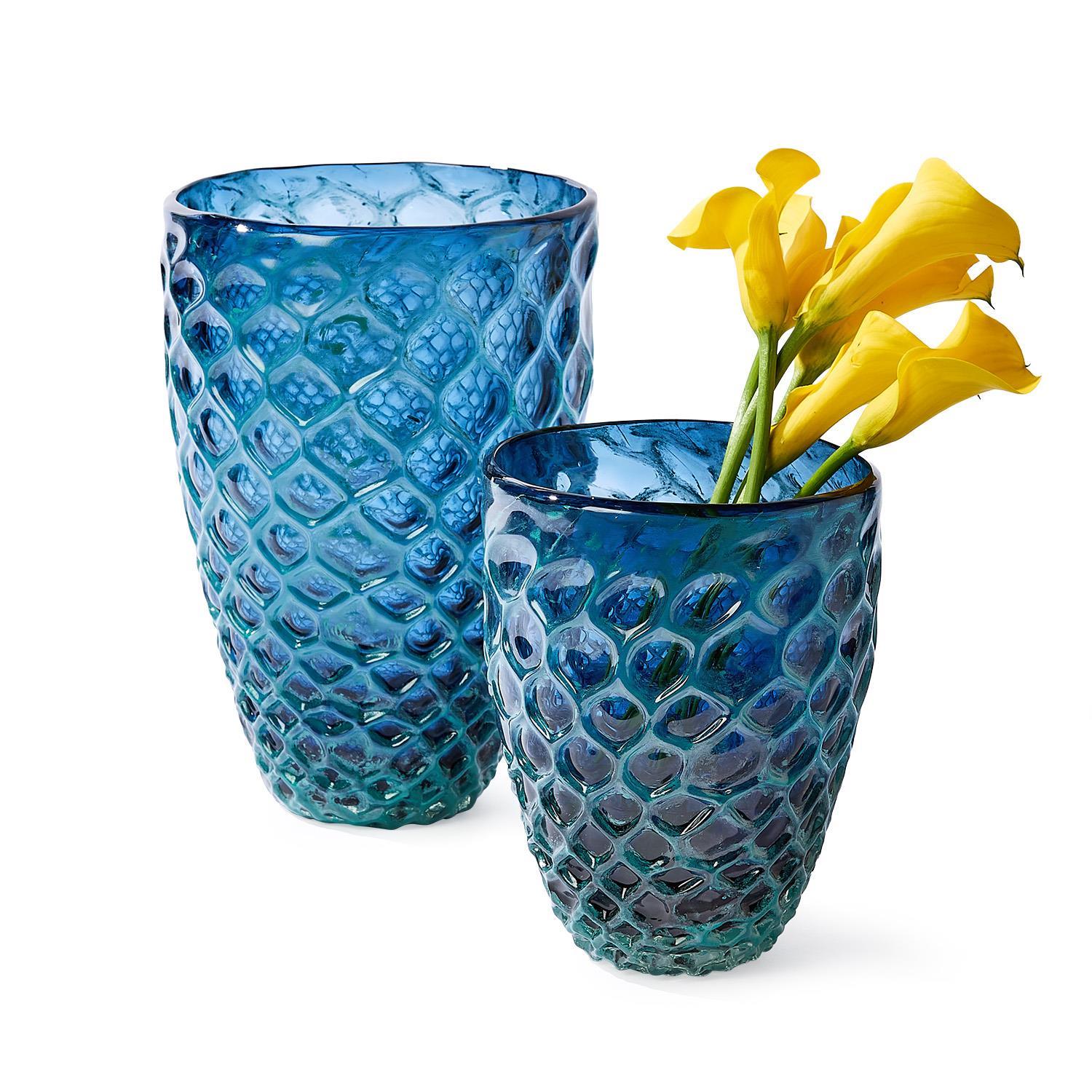Antiqued Vase Set of 2