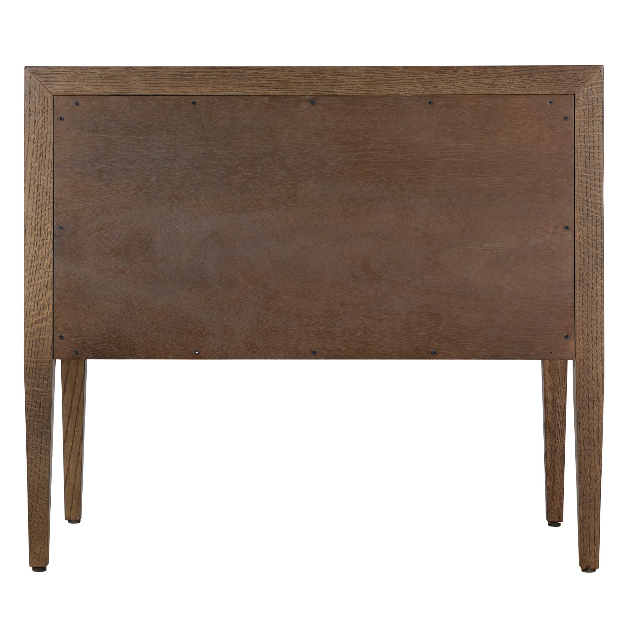 Jamie Young Landmark Brown Sugar Oak Two Drawer Nightstand