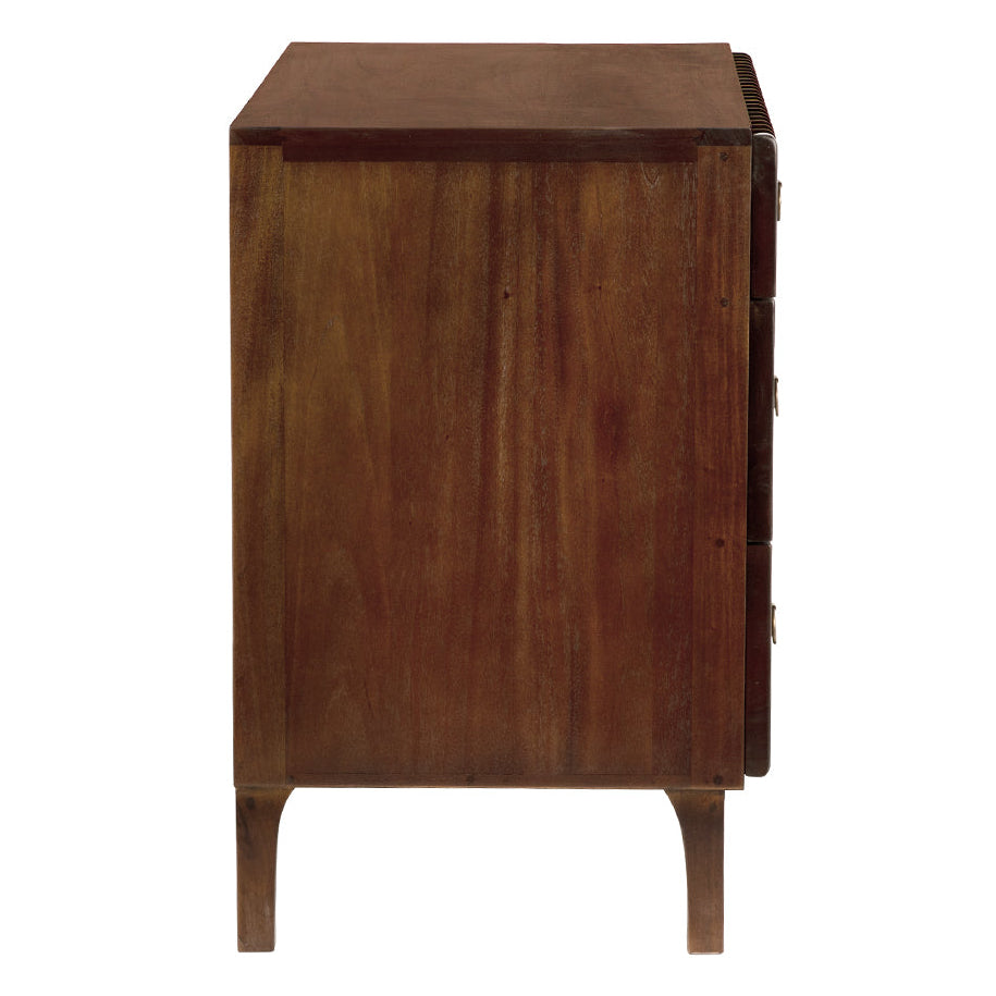 Noir Daryl Hand Rubbed Brown Dresser, Hand Rubbed Brown finish