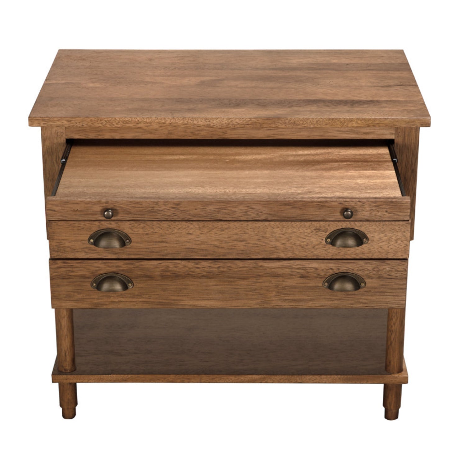Noir Artemio Side Table at 32 in. W x 21 in. D x 28 in. H