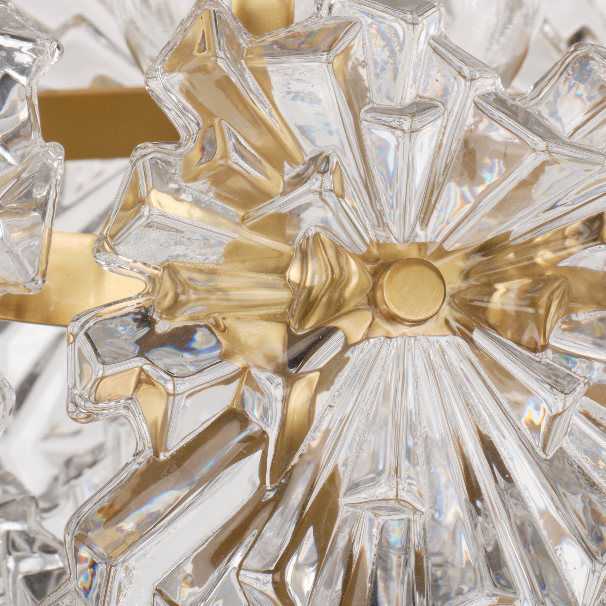 Jamie Young Orion Clear Molded Glass 1-Light Pendant