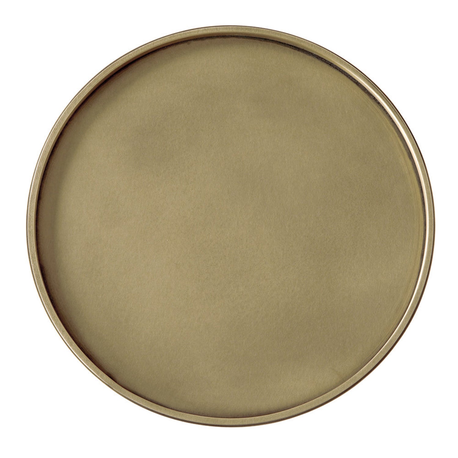 Brass Kurtz Brass Finish Side Table by Noir