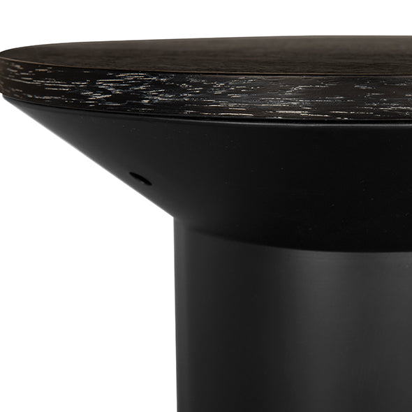 Noir Sydney Side Table, minimalist silhouette