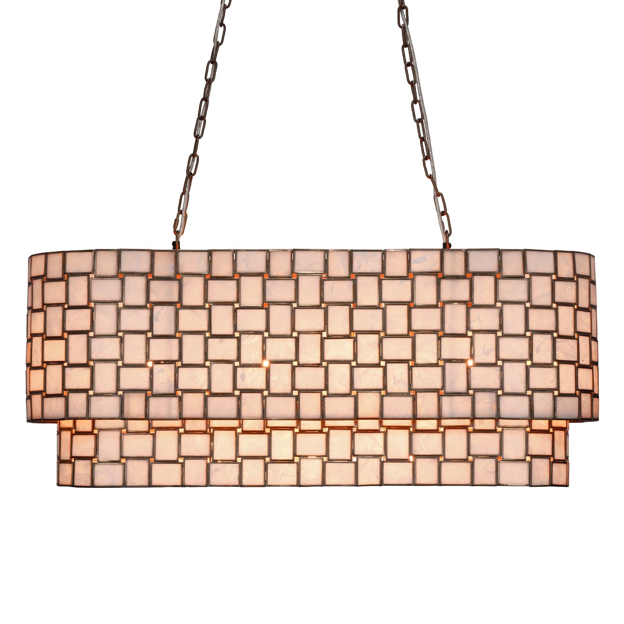Jamie Young Premiere Faux Alabaster 7-Light Chandelier