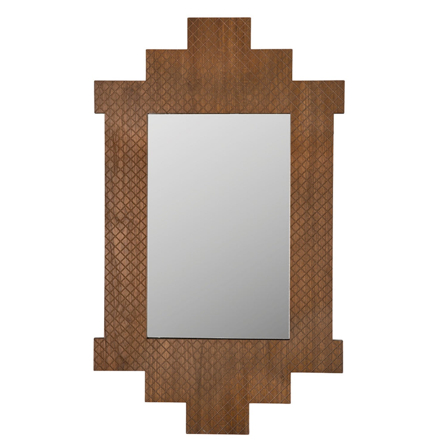 Noir Ludwig Teak Mirror